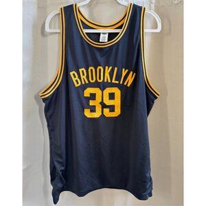 Vtg Old Navy Brooklyn 39‎ Jersey Mens XL Blue Stitched Basketball Tank 19193